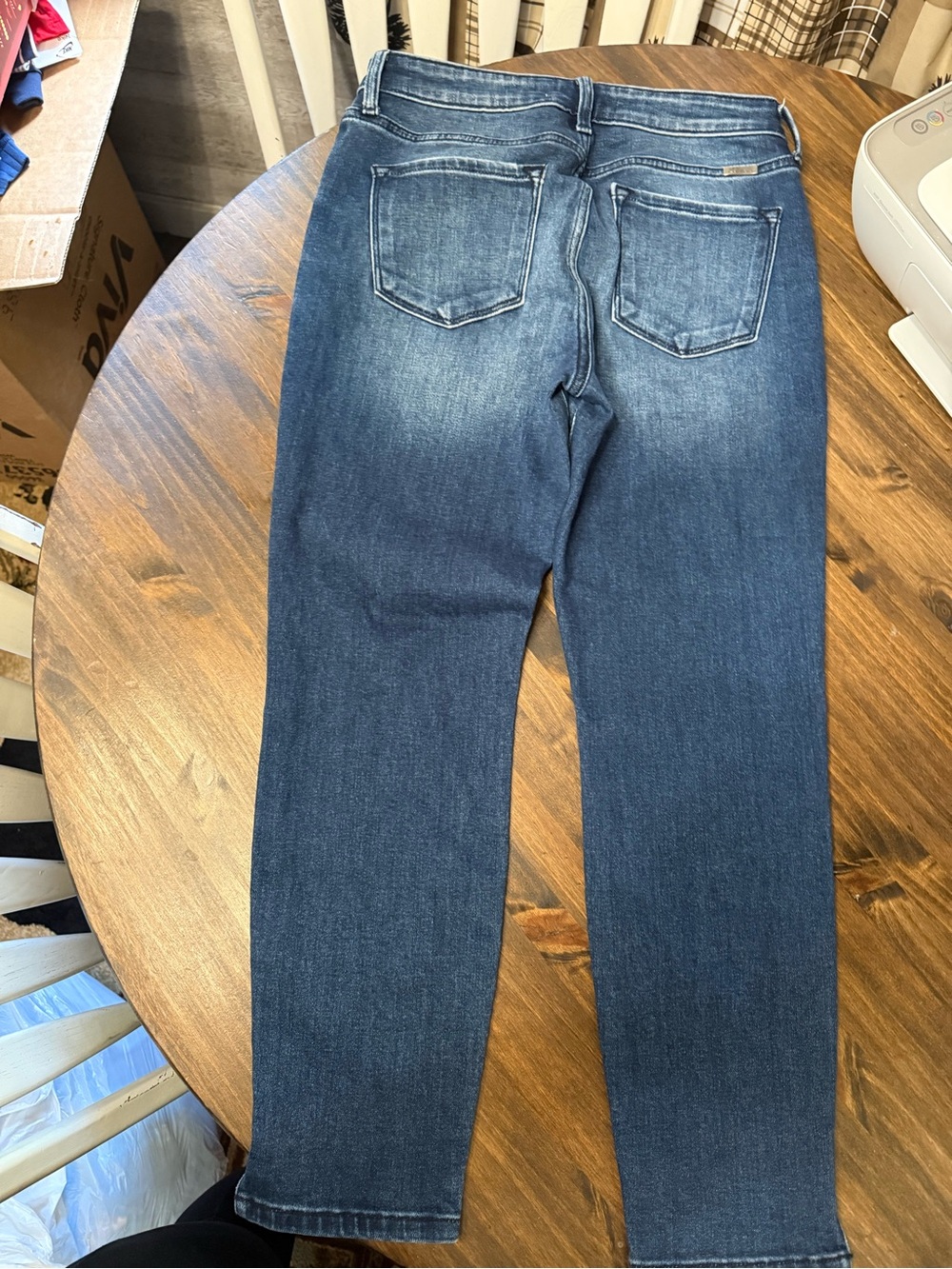 KanCan Women's Skinny Jeans - Medium Blue Wash - Picture 5 of 7